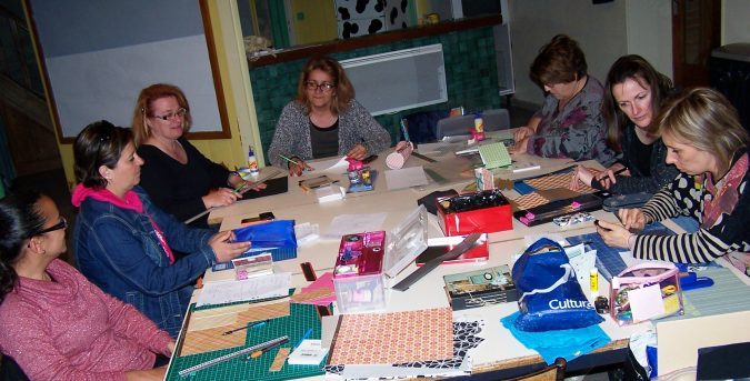 Le groupe en pleine création