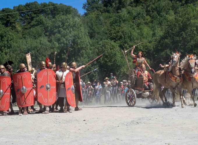 Volvestre : Les romains attaquent le village gaulois.