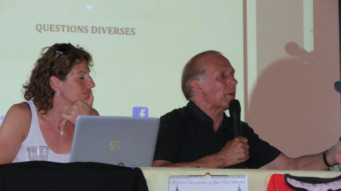 G.Roujas durant son allocution