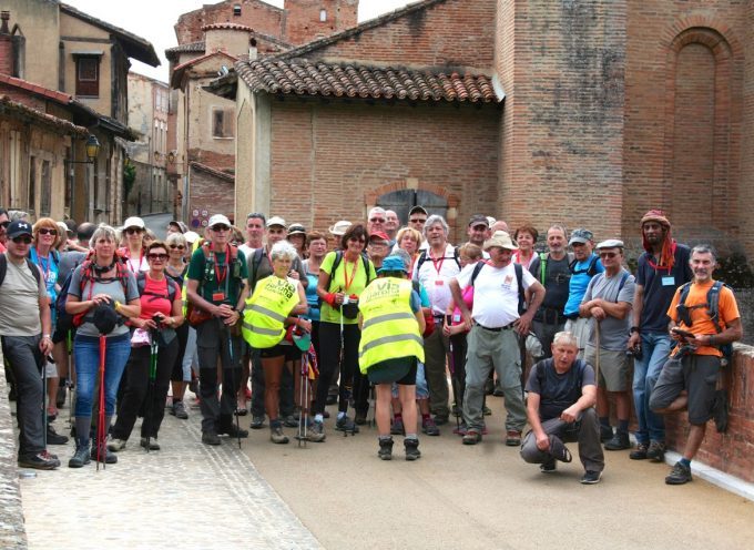 Les randonneurs de Via Garona font étape à Rieux Volvestre