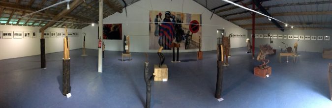La magnifique salle d'exposition de 180 m2