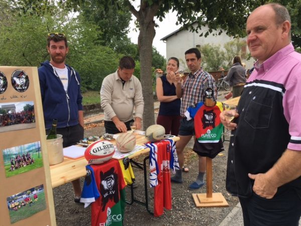 La présence des rugbymen de Montesquieu Volvestre