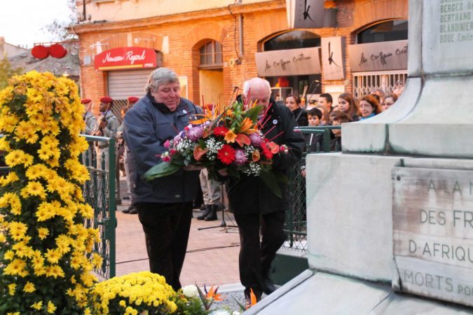 Les combattants d'Algérie, Maroc, Tunisie rendent hommage.
