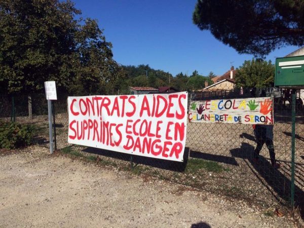 Des suppressions de contrats aidés qui mettent en péril tout le système