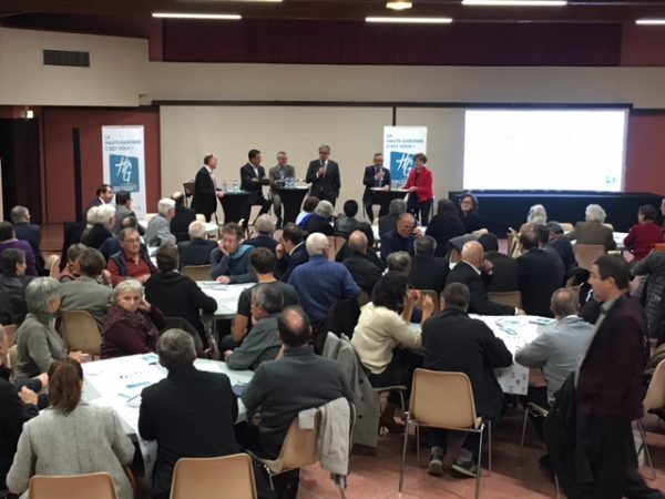 Beaucoup de monde pour cette réunion de partage et d'échanges