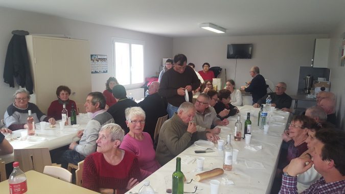 Un repas d'avant-match dans la bonne humeur !