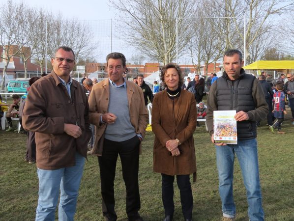 De g à d: Ali Bénarfa, Bernard Bros, Marie-Caroline Tempesta, Bernard La puyade