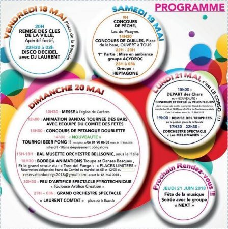 Programme complet des Fêtes de Pentecôte