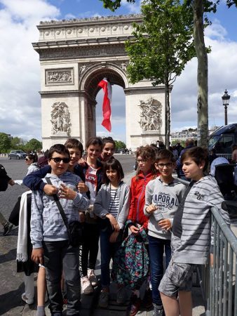 Visite des Champs Elysées et de l'Arc de Triomphe