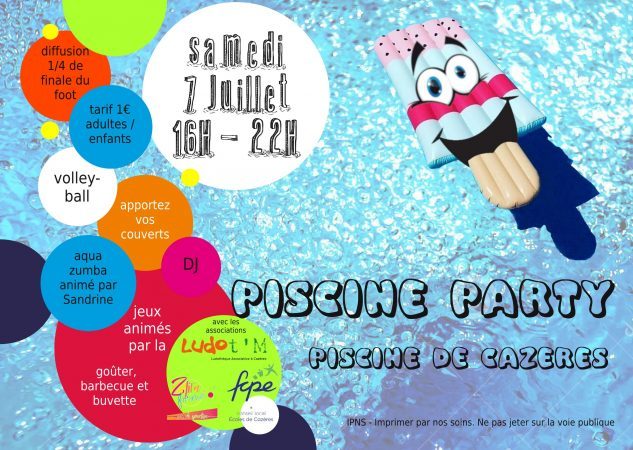 La seconde édition de la piscine party se prépare
