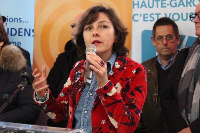 Carole Delga rappellant le respect du vote démocratique, condamnant la violence