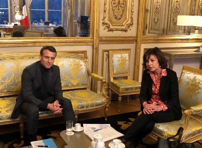 Carole Delga rencontre le président de la République à l’Elysée.