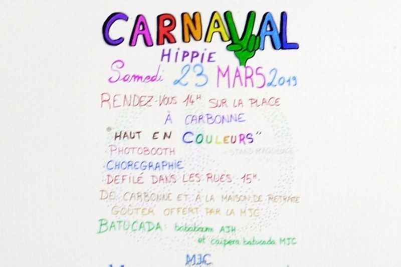 Carnaval haut en couleur