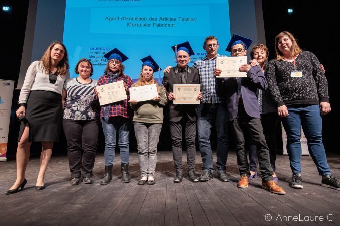 Lauréats de Rieux avec MaryseVézat
