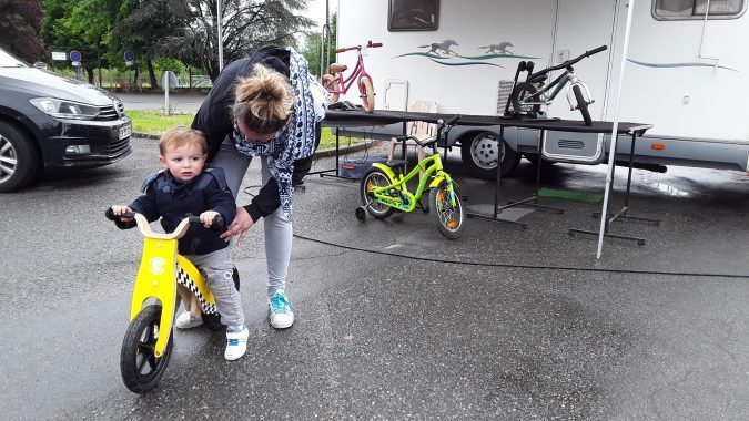 Même le stand des tous petits