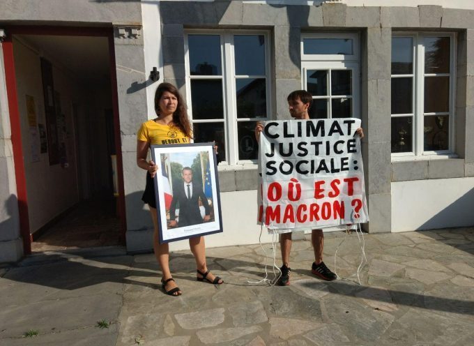 A la veille du G7, un nouveau portrait d’Emmanuel Macron décroché en plein Pays basque