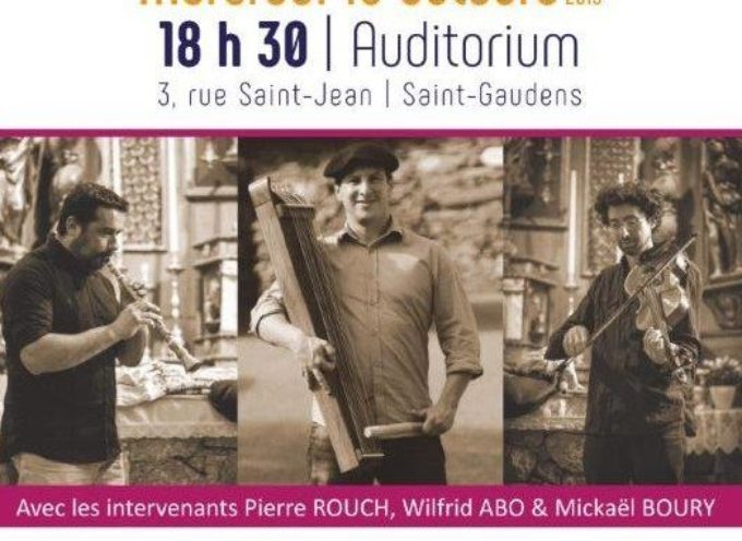 Musiques traditionnelles au Conservatoire de Saint Gaudens