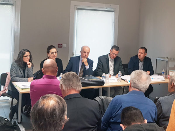 Le Président du SDEHG, Pierre Izard, a organisé une rencontre territoriale le 12 novembre 2019 à Villate.