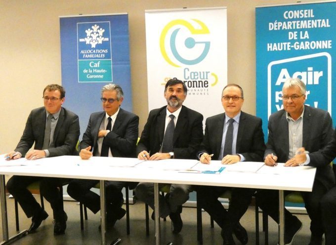 Cœur de Garonne a signé la première convention territoriale globale quadripartite