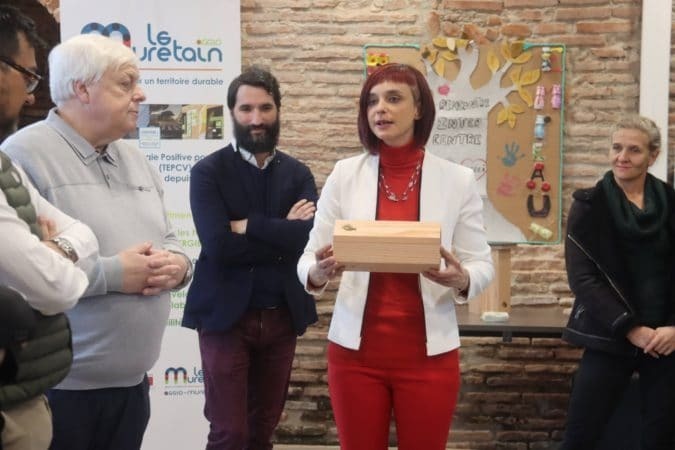 De gauche à droite: David Olivier Carlier, Vincent Germa, Michel Lattuga, Leslie Faggiano et Adeline Rouchon