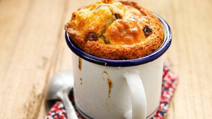 Mug cake madeleine et banane