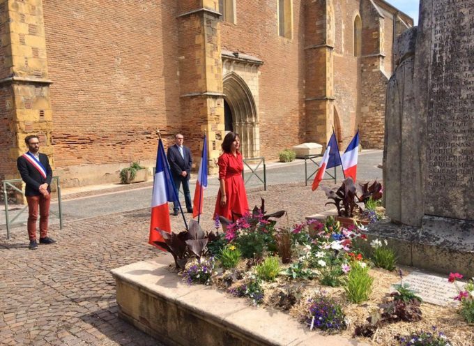 Martres-Tolosane : une commémoration du 8 mai en petit comité avec la présidente Carole Delga