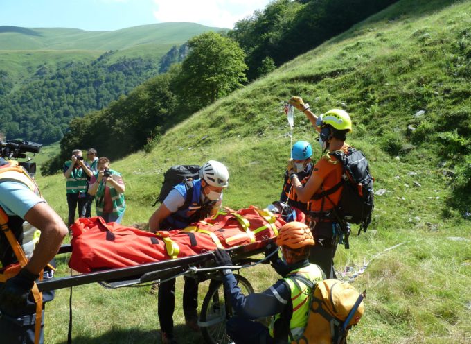 Hospice de France, exercice de secours montagne. “Evitons d’avoir besoin des secours” !