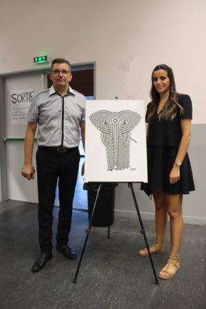 Avec sa fille Pauline