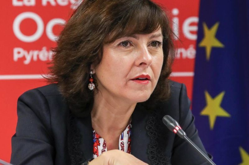 Carole Delga, présidente de la région Occitanie 