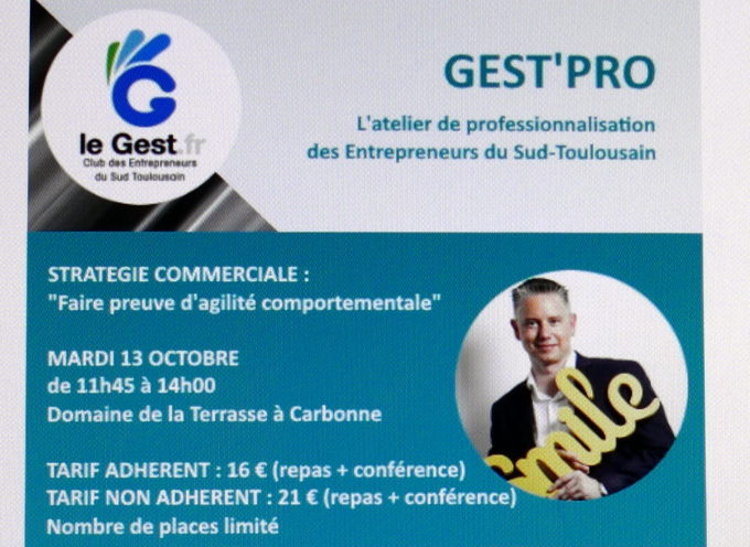 Gest’Pro : Un atelier de professionnalisation pour les Entrepreneurs du Sud-Toulousain