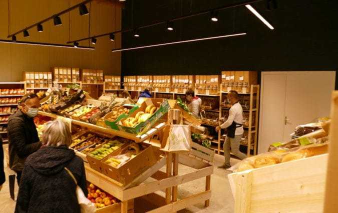 Coin des produits frais