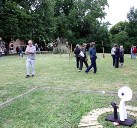 Lors d'une expo jardin de la communauté des communes