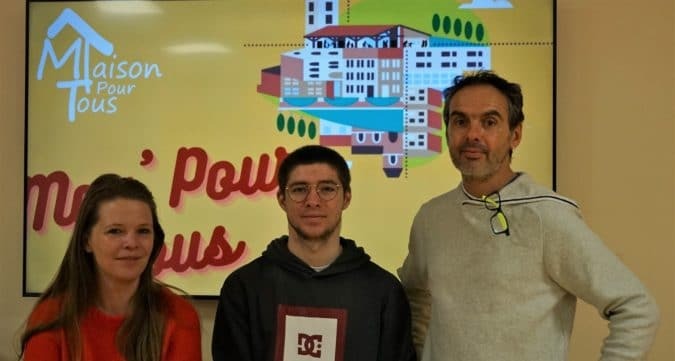 L’équipe du Mag’pour Tous : Isabelle, Bastien et Jean-Marc