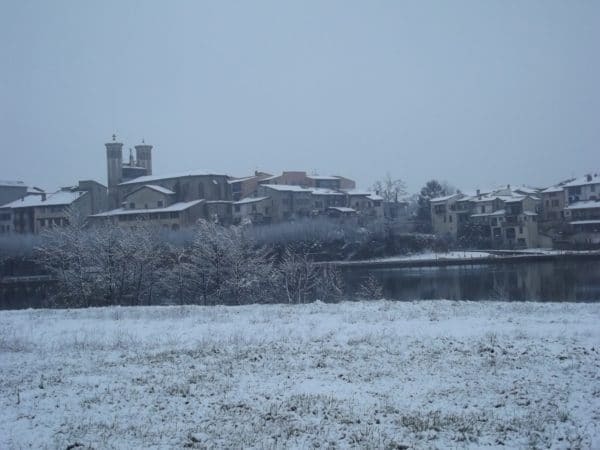 Cazères vue du côté de Couladère