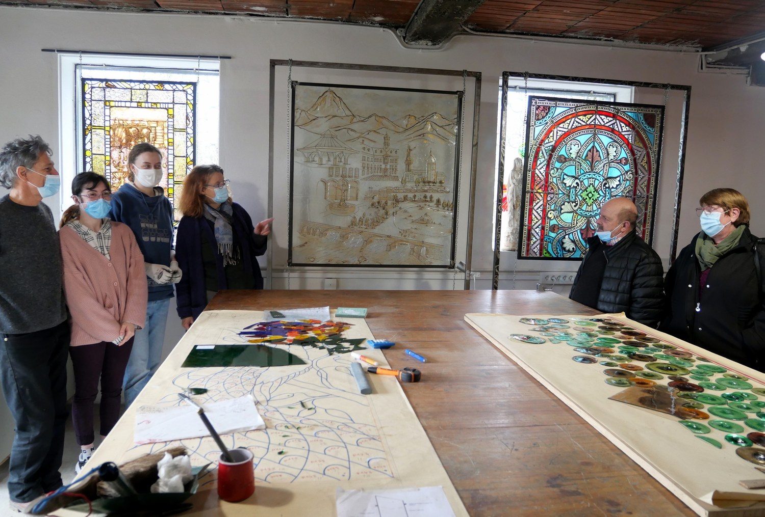 Montréjeau Atelier vitrail du Mont Royal : une œuvre d'art pour le ...