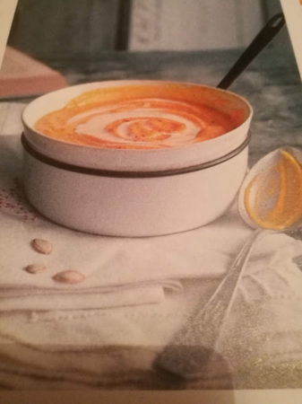 Velouté de butternut et crème de gingembre