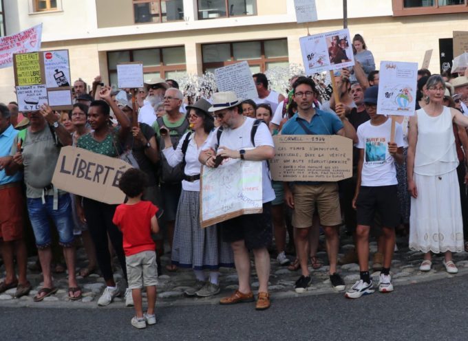 Saint Gaudens : Les manifestants anti-pass sanitaire ne désarment pas!