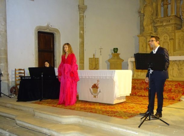 Le concert lyrique de Sospiri de Angeli, un moment de grâce dans l'église de Blajan.