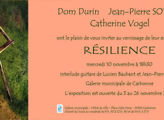 « Résilience » : Sculptures à découvrir à Carbonne !