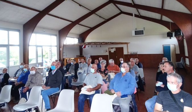 Une quarantaine d'élus ont assisté à la réunion d'Enedis à Saint Pé Delbosc.