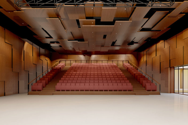 Une vraie salle de spectacle (photo synthese)