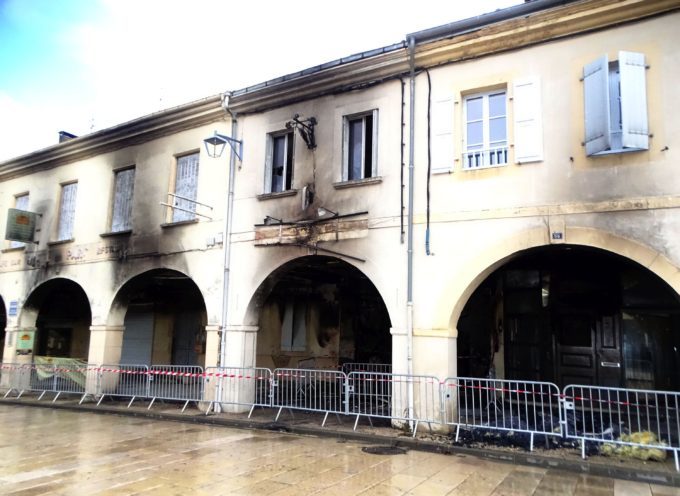 Boulogne-sur-Gesse : Un très violent incendie ravage le bar Le Central