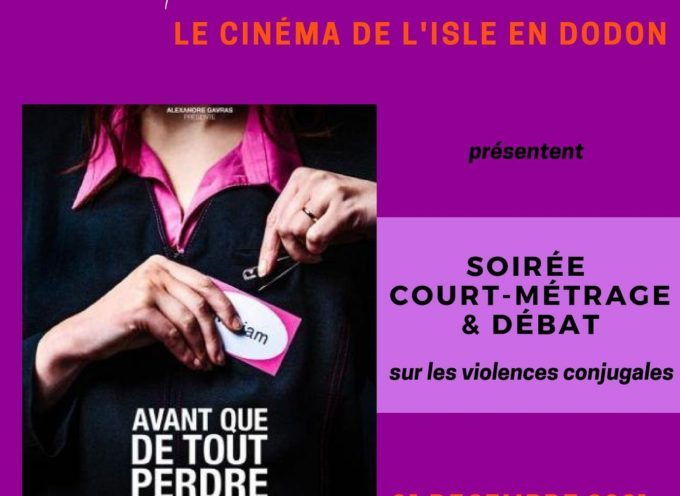 L’Isle-en-Dodon : Femmes de Papier et cinéma, contre les violences conjugales