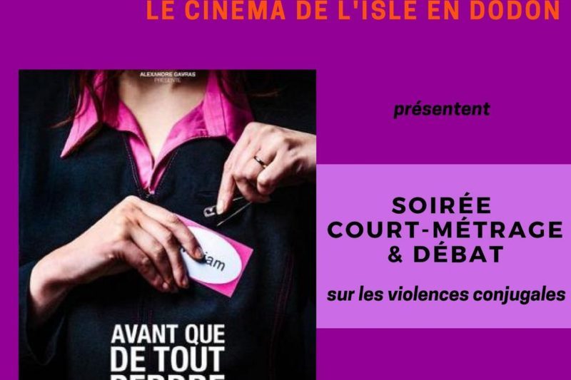 Une soirée cinéma organisée par les Femmes de Papier à L'Isle, contre les violences faites aux femmes.