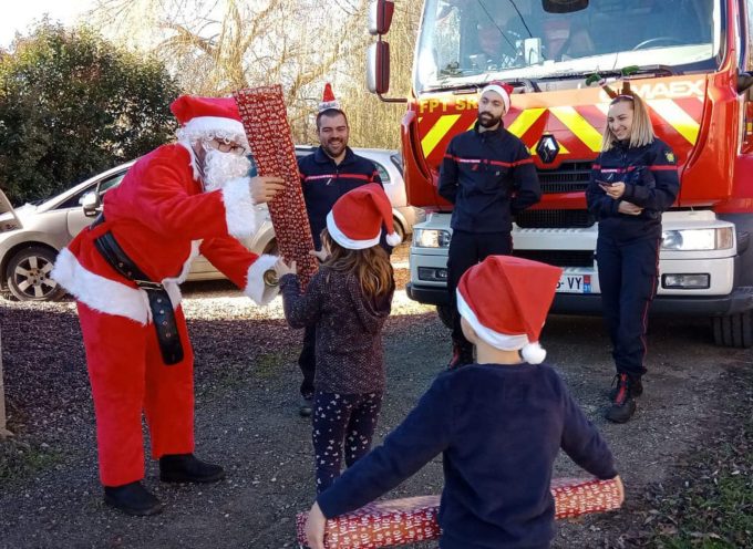 Aurignac : Noël pour les enfants des sapeurs-pompiers