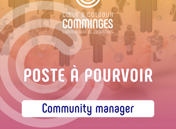 La Communauté de Communes Cœur et Coteaux Comminges recrute !