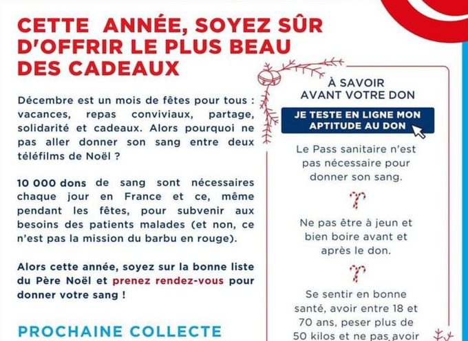 Boulogne-sur-Gesse : Don du sang, un geste nécessaire