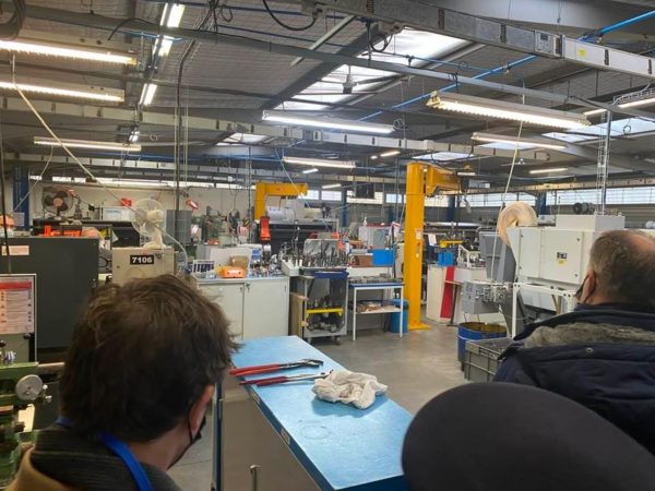Visite des ateliers à la prison de Muret, lors de la venue des ministres de la Justice et du Travail à la prison de Muret.
