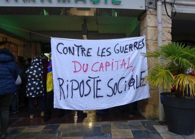 Rassemblement pour la paix du Parti communiste Comminges mercredi 2 mars à Saint Gaudens.
