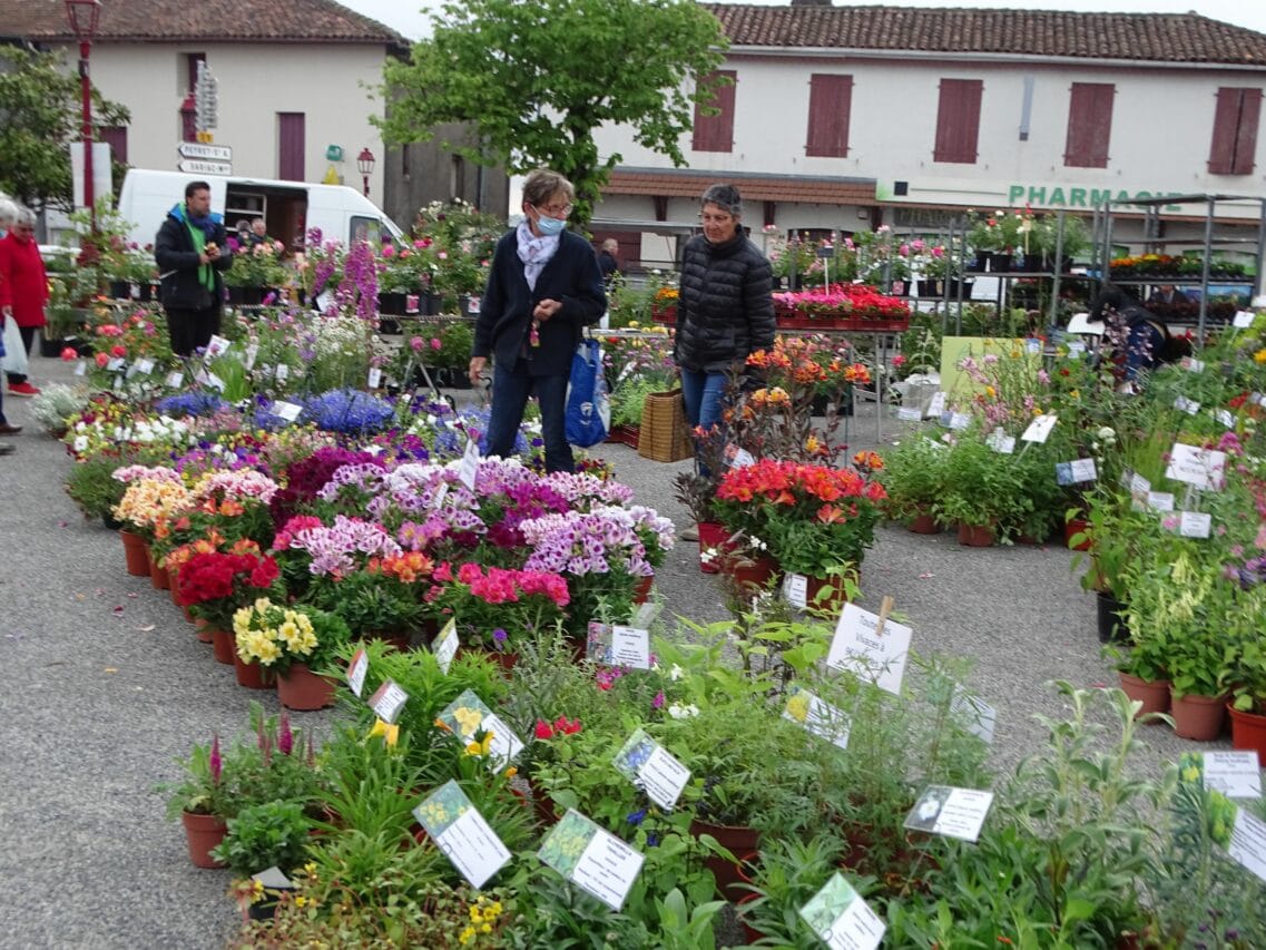 La fête des fleurs annuelle s'est déroulée samedi 7 mai sur la grand-place de Castelnau Magnoac.